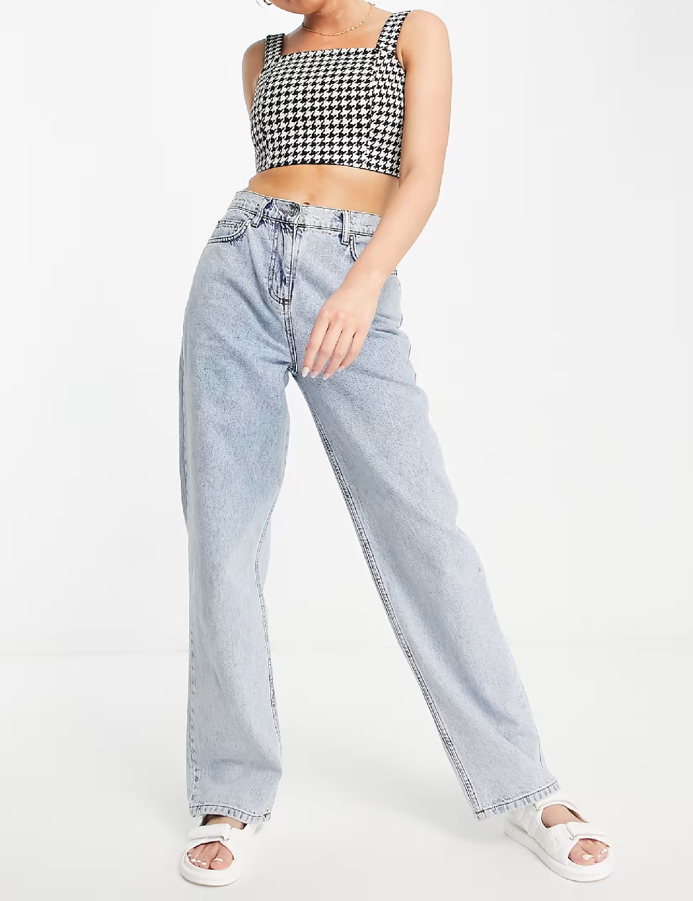 Top Miss Selfridge, alb/negru - 1 | YEO