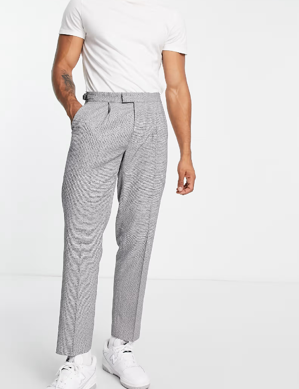 Pantaloni Topman, gri
