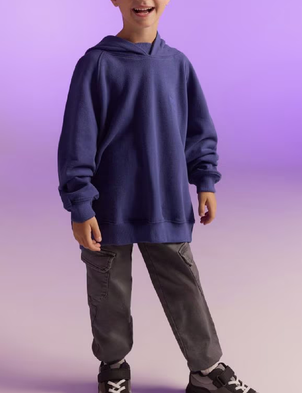 Hanorac Reserved, albastru