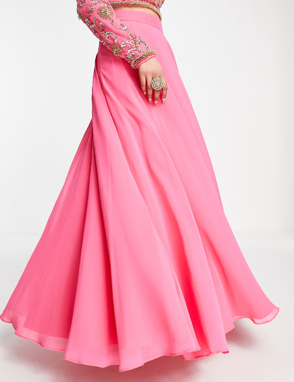 Fusta ASOS, roz - 1 | YEO