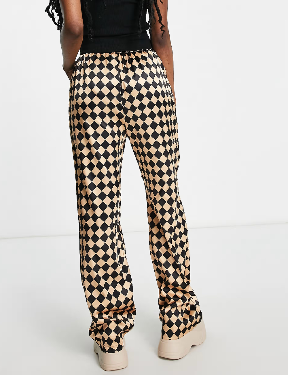 Pantaloni Heartbreak, crem - 1 | YEO