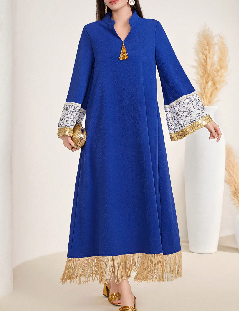Rochie lunga SHEIN, albastru