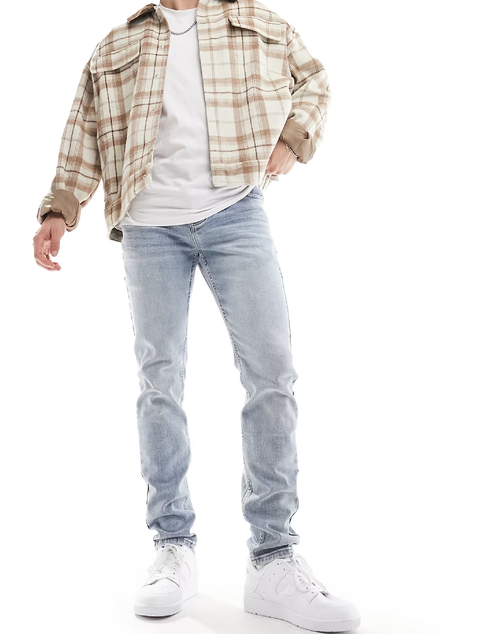 Blugi WESC, albastru