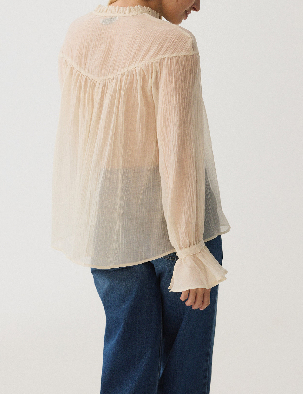 Bluza Reserved, ecru - 1 | YEO