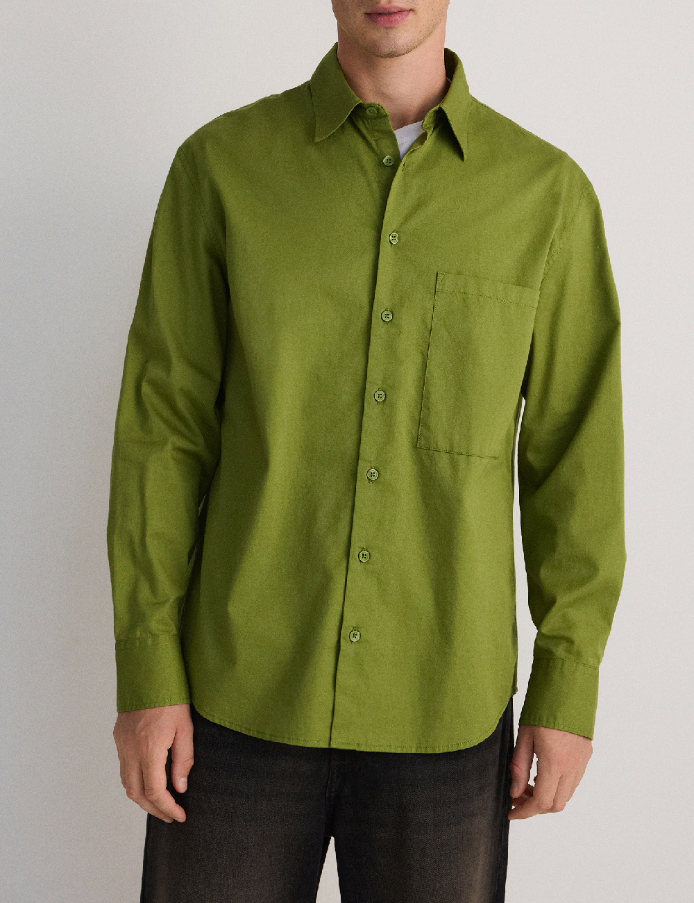Camasa Reserved, verde - 1 | YEO