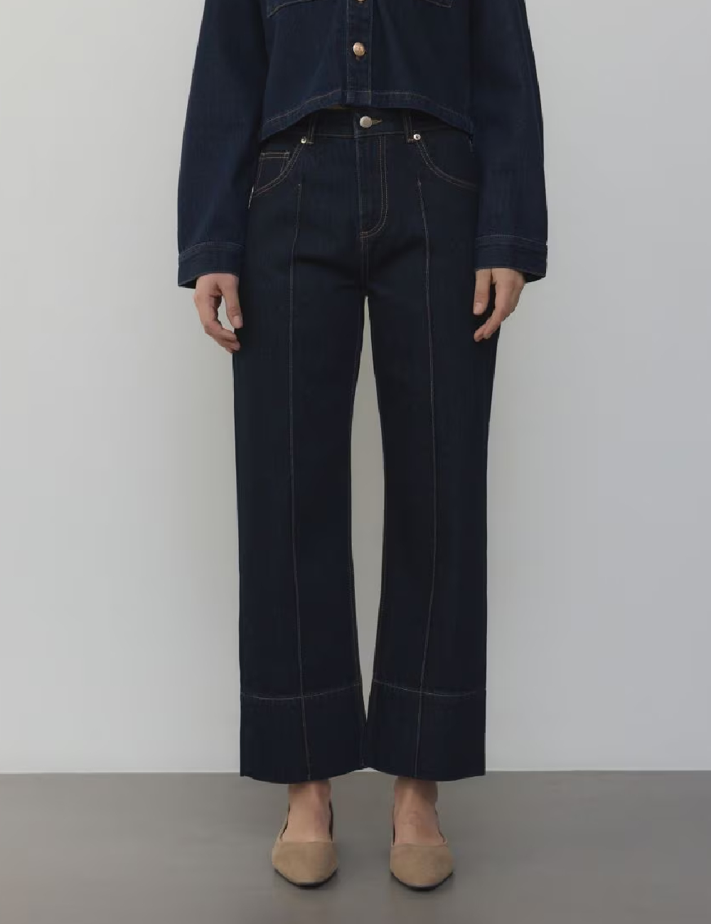 Blugi Reserved, bleumarin - 1 | YEO