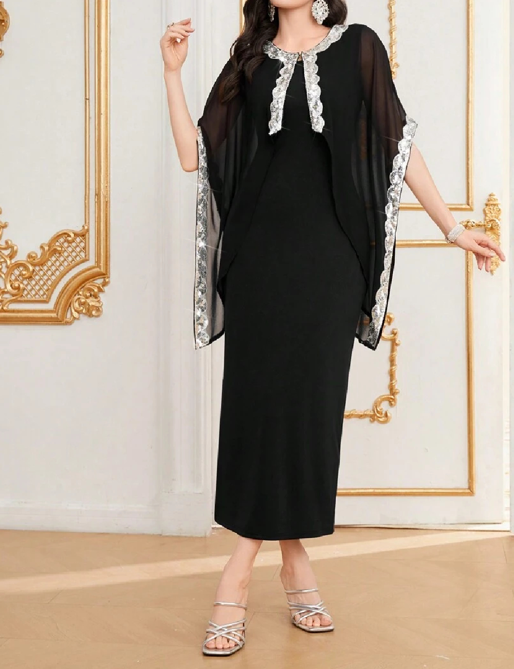 Rochie lunga SHEIN, negru - 1 | YEO