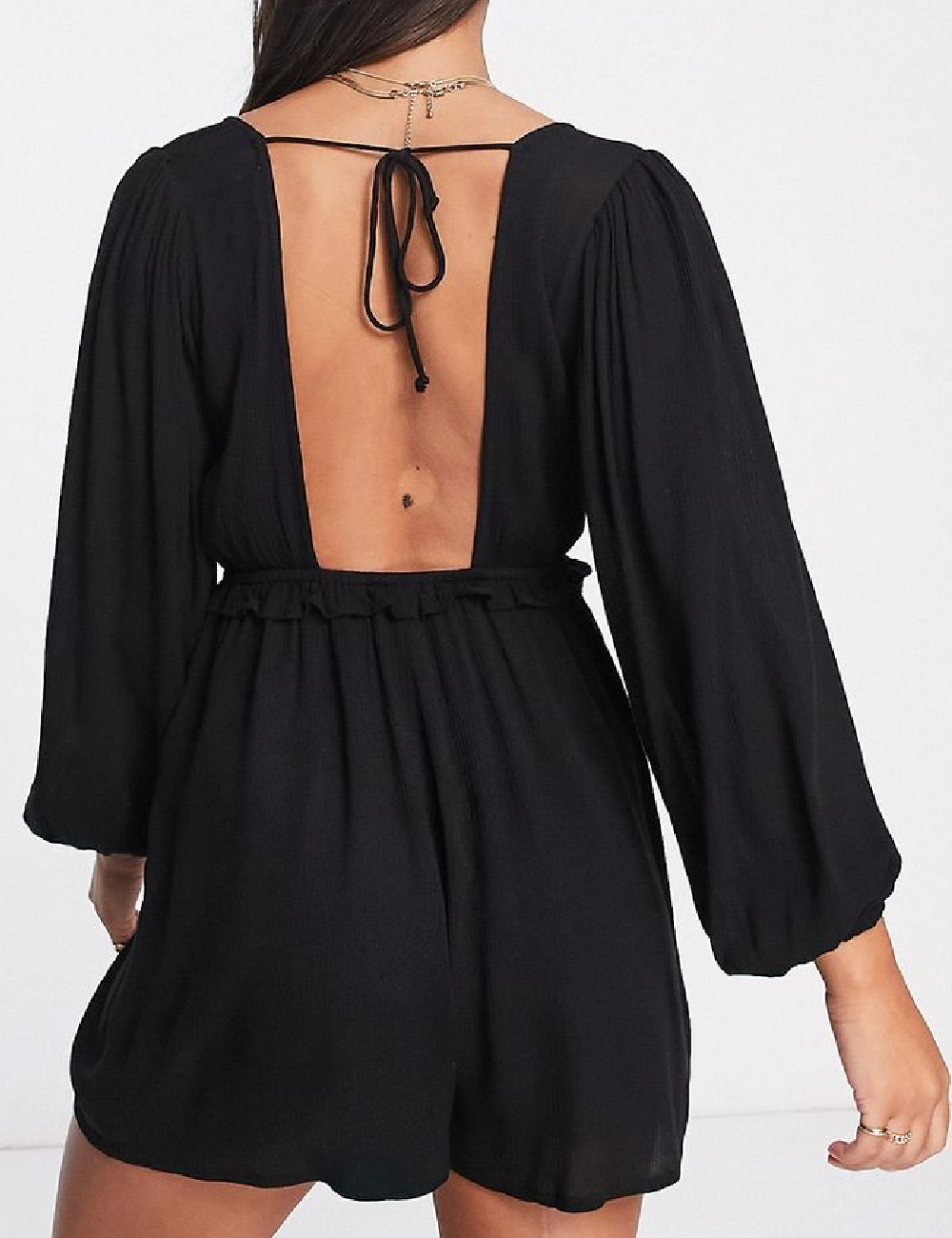 Salopeta ASOS, negru - 1 | YEO