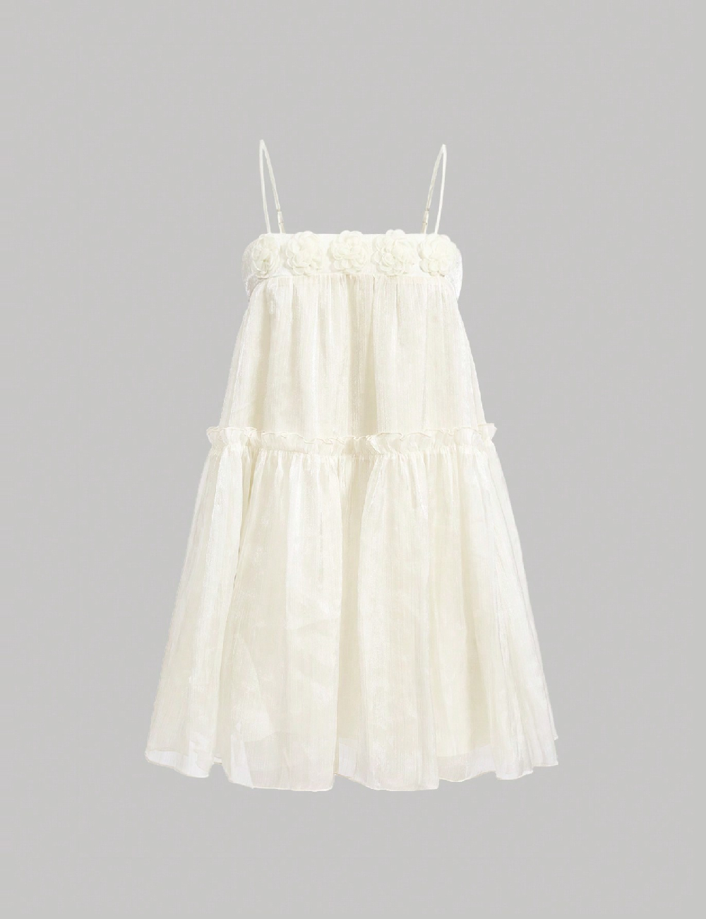 Rochie scurta SHEIN, ecru