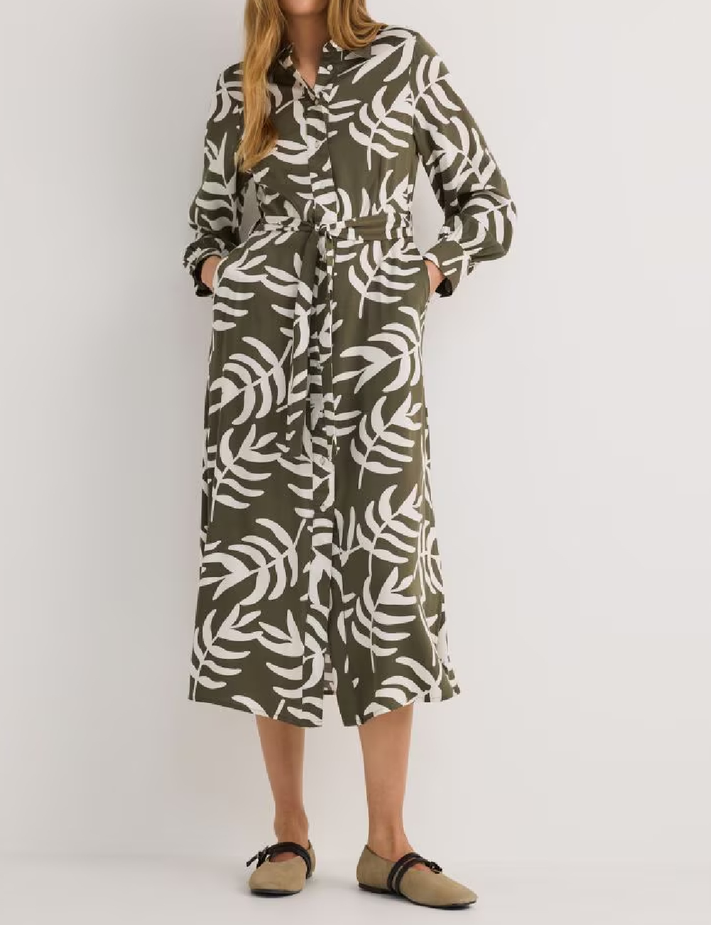 Rochie medie Reserved, verde