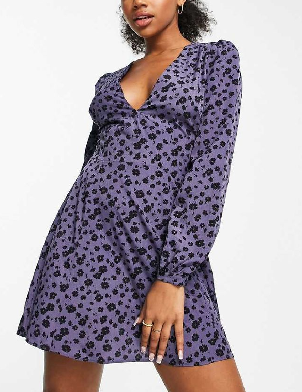Rochie scurta Glamorous, mov