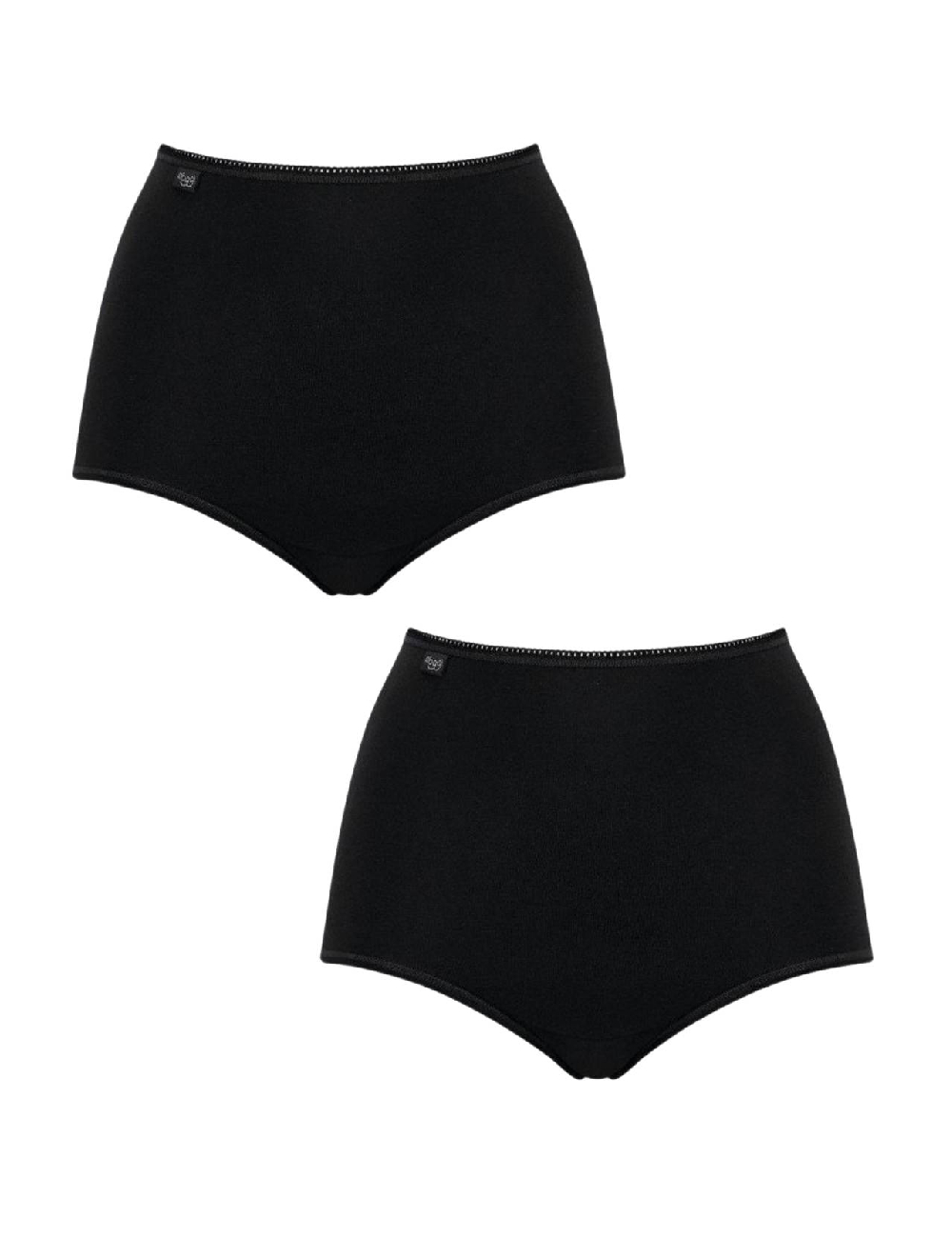 Set chiloti 2 perechi Sloggi by Triumph, negru