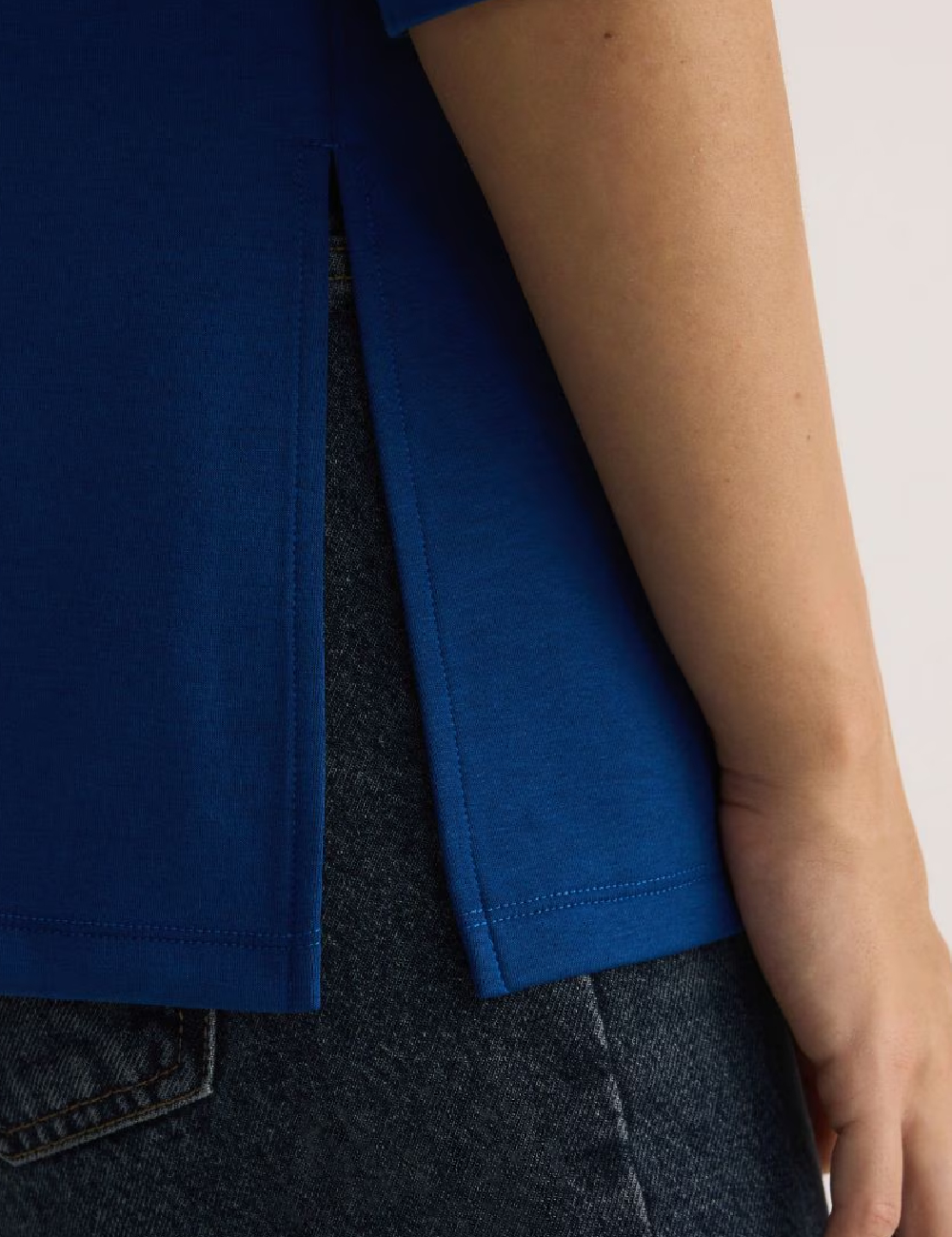 Bluza Reserved, albastru - 1 | YEO