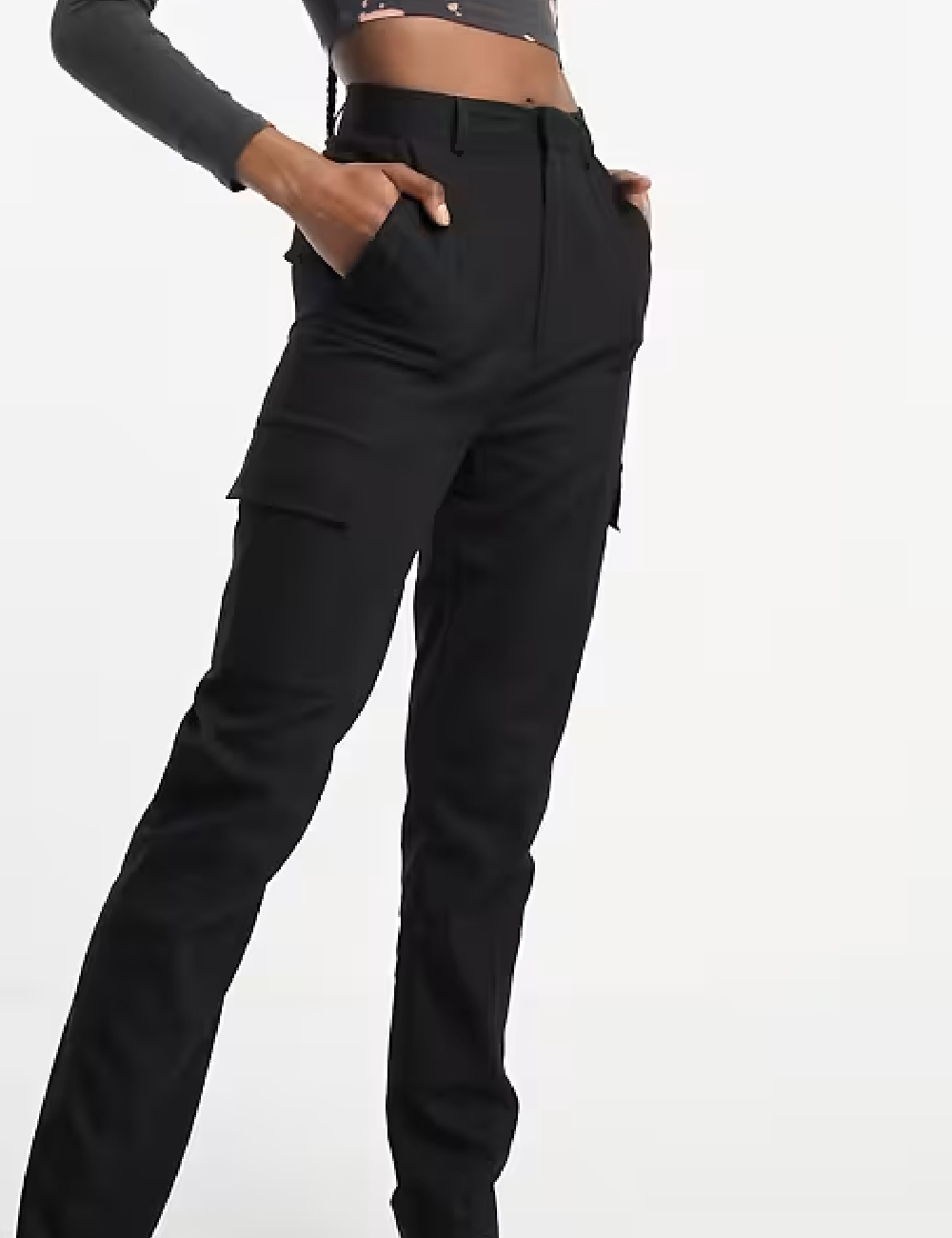 Pantaloni Heartbreak, negru - 1 | YEO