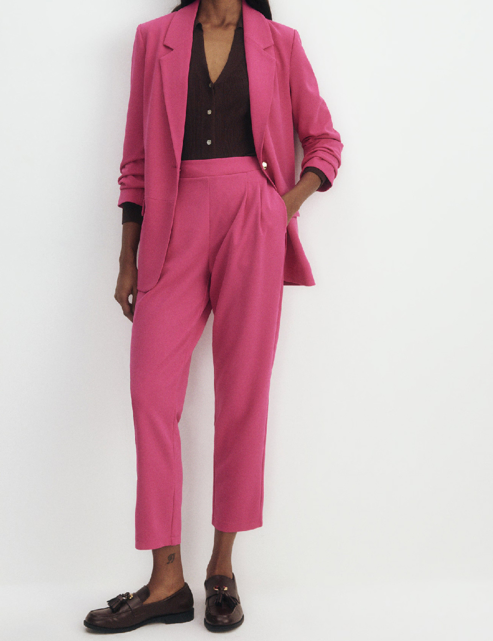 Pantaloni Reserved, roz