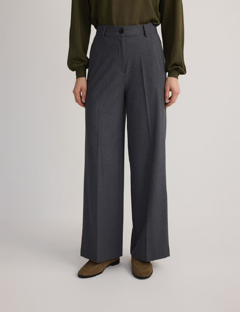 Pantaloni Reserved, gri - 1 | YEO