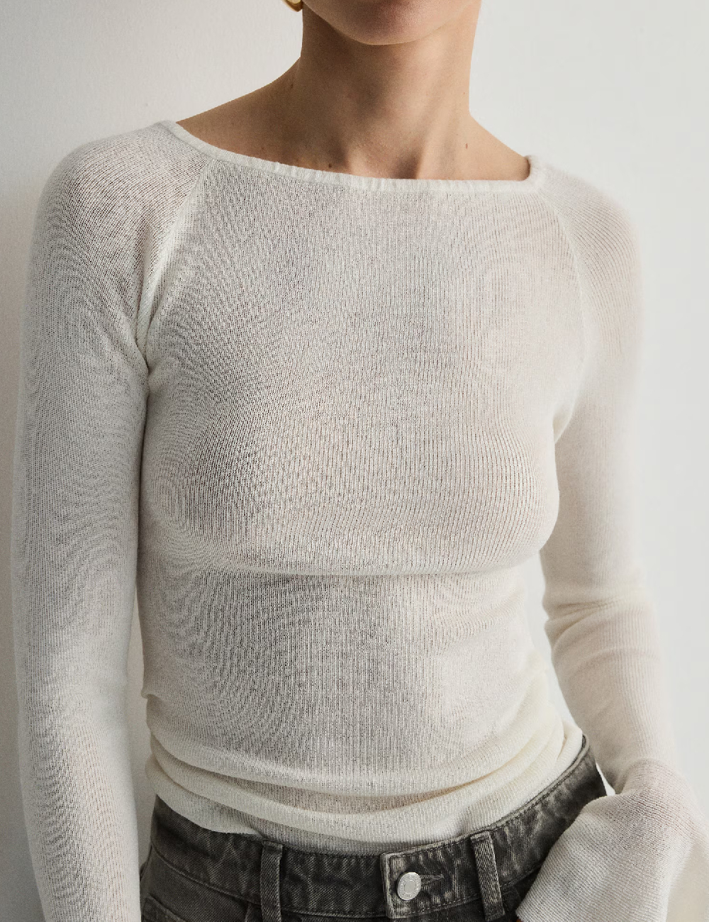 Bluza Reserved, alb - 1 | YEO