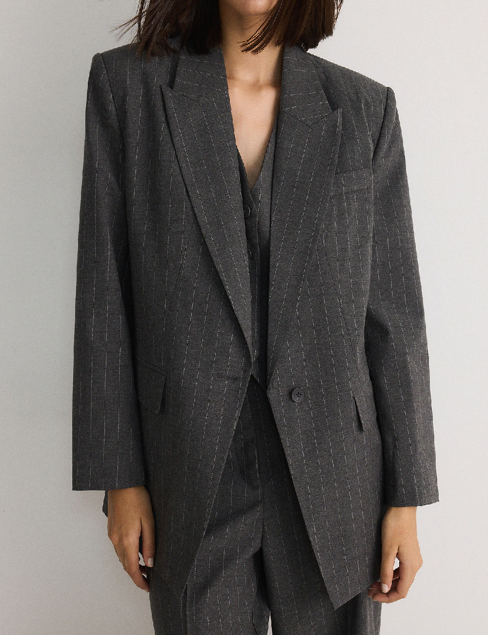 Sacou Oversize Reserved, gri
