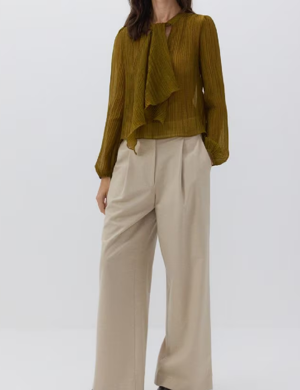 Bluza Reserved, verde - 1 | YEO