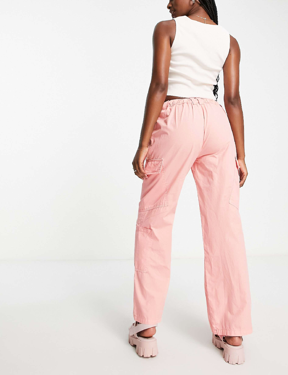 Pantaloni ASOS, roz - 1 | YEO