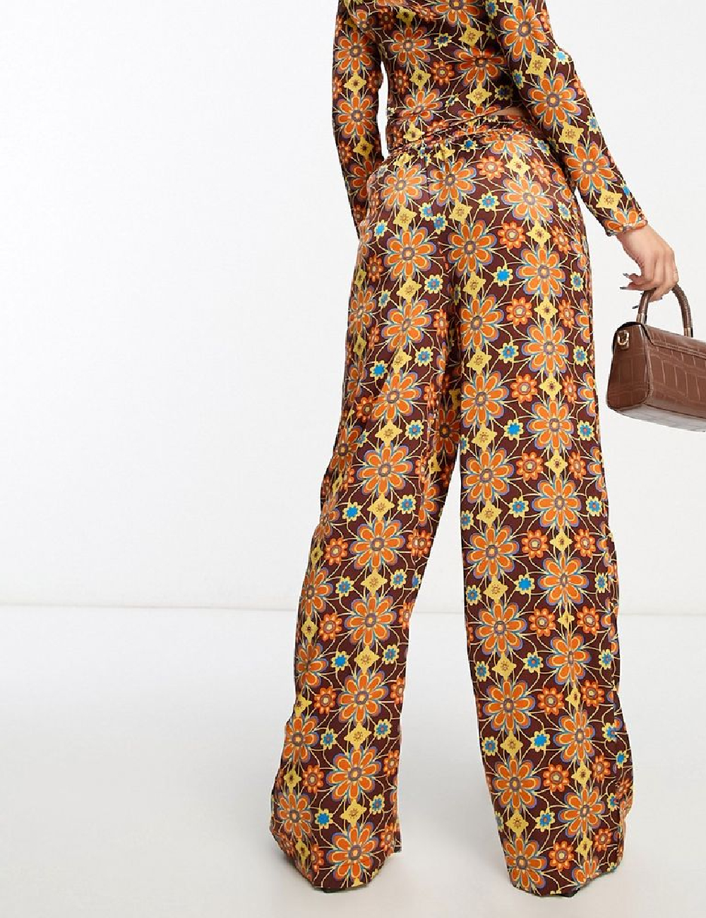 Pantaloni Heartbreak, floral print - 1 | YEO