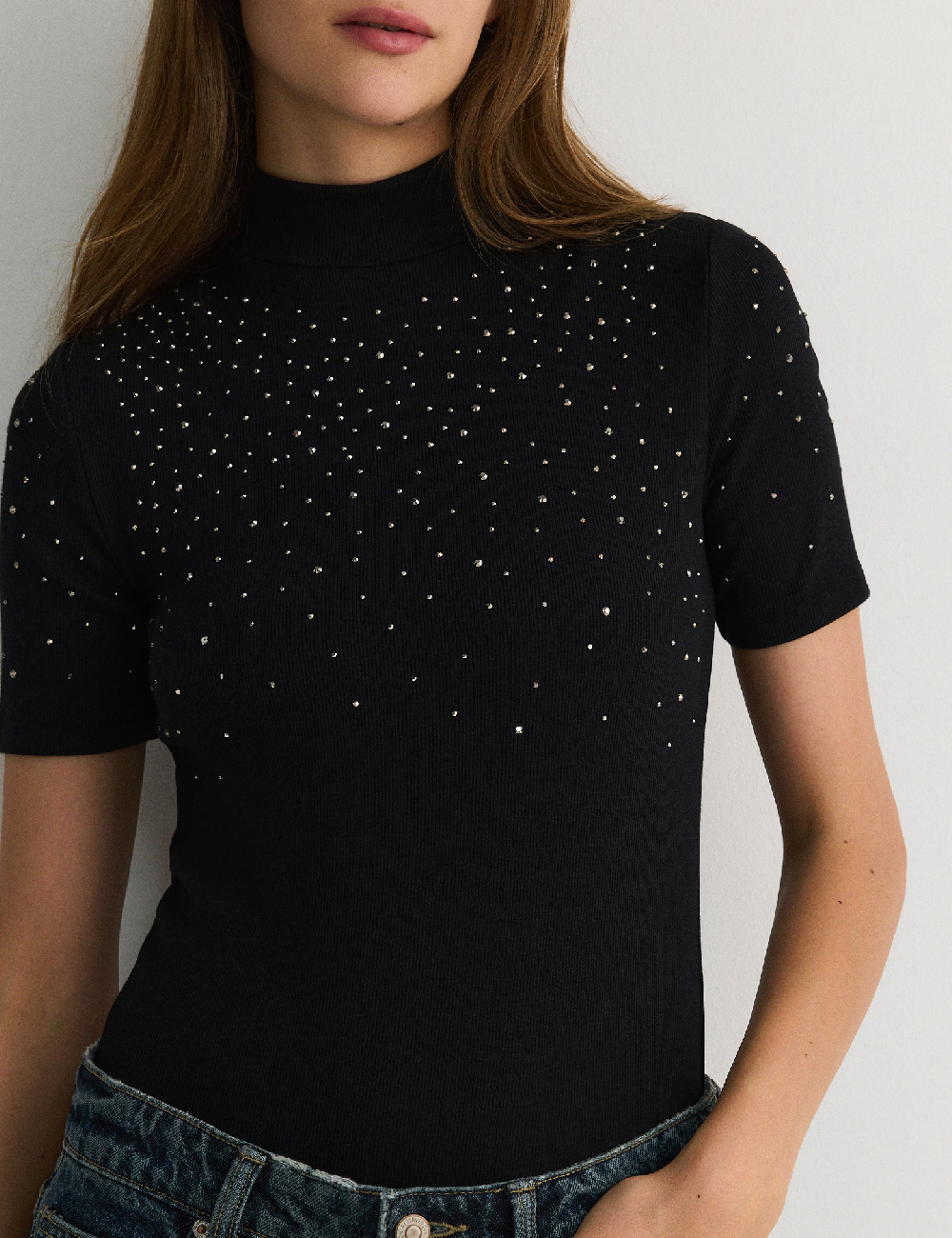 Tricou Reserved, negru - 1 | YEO