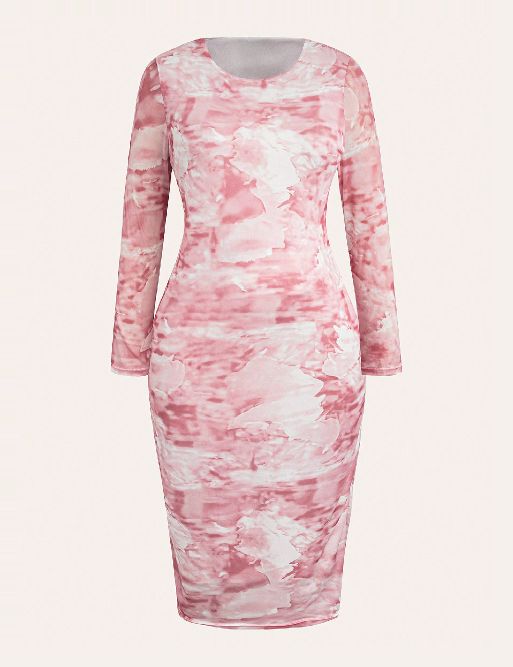 Rochie medie SHEIN CURVE, roz