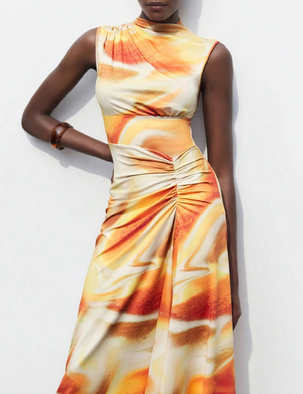 Rochie medie SHEIN, portocaliu - 1 | YEO