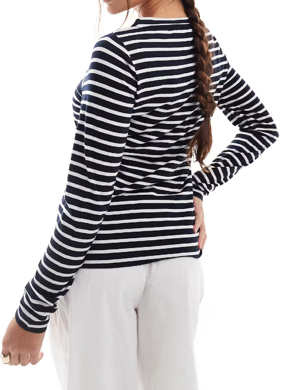 Bluza ASOS, alb/negru - 1 | YEO