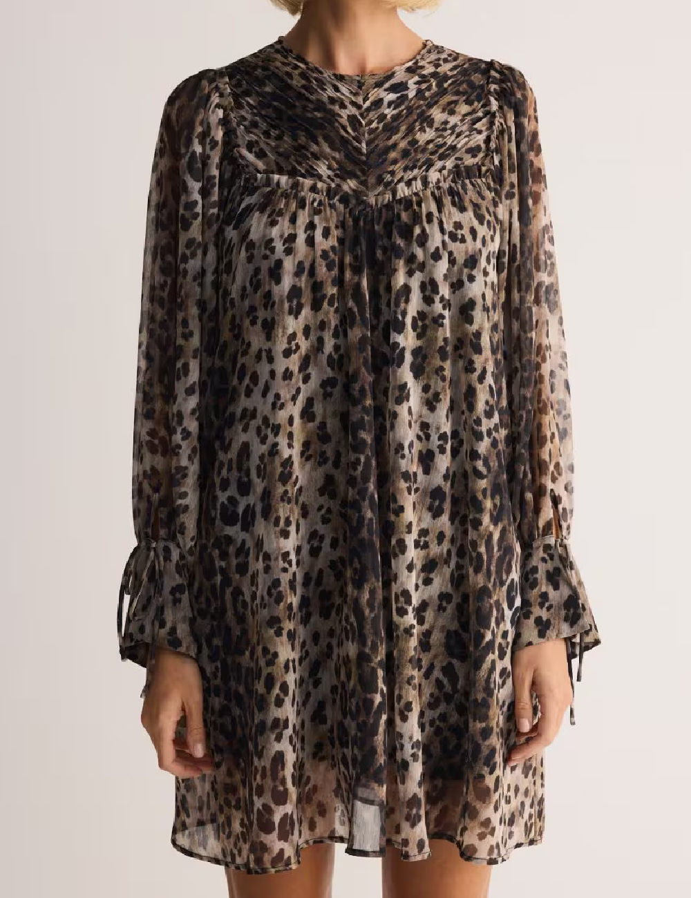 Rochie scurta Reserved, animal print - 1 | YEO