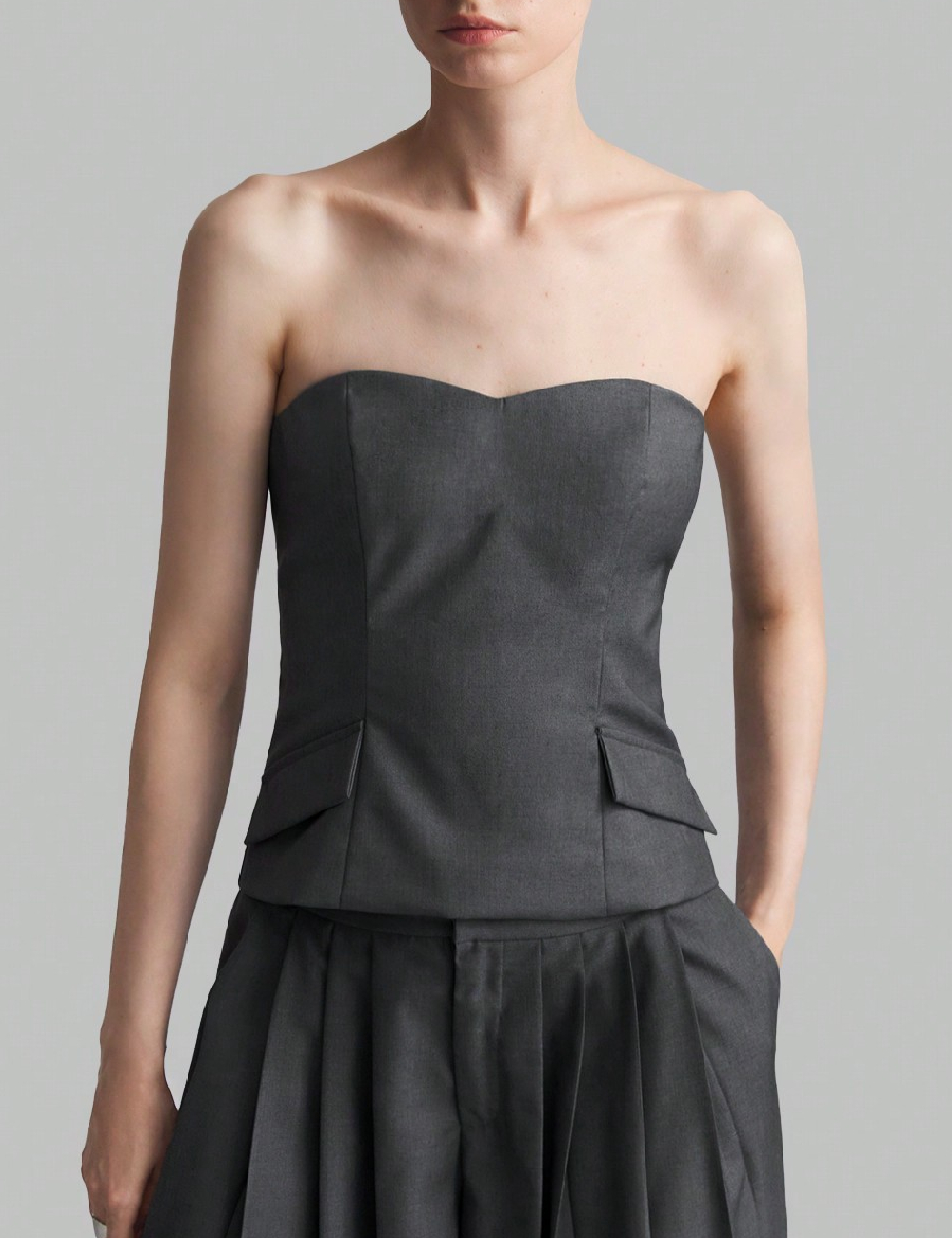 Top SHEIN, gri
