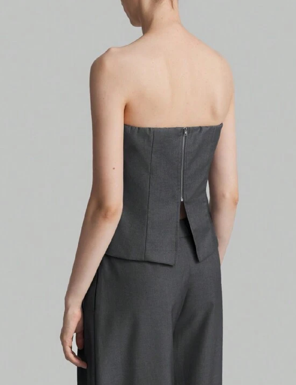 Top SHEIN, gri - 1 | YEO