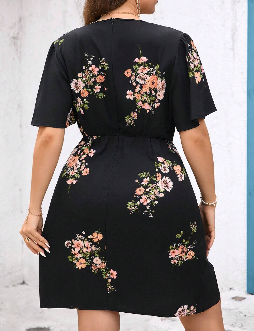 Rochie scurta SHEIN CURVE, negru - 1 | YEO