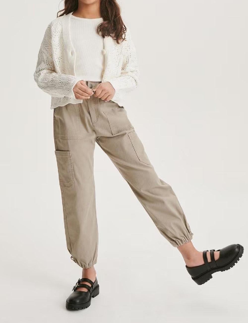 Pantaloni Reserved, bej