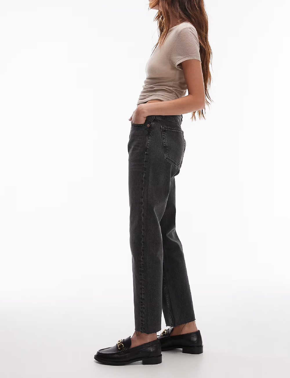 Blugi Top Shop, gri - 1 | YEO