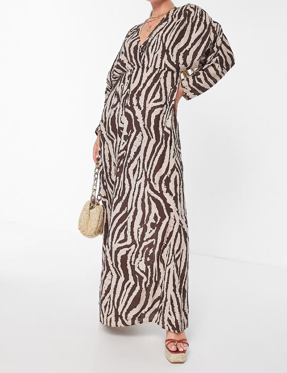 Rochie lunga ASOS, maro - 1 | YEO