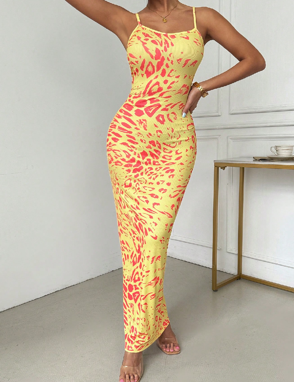 Rochie lunga SHEIN, galben
