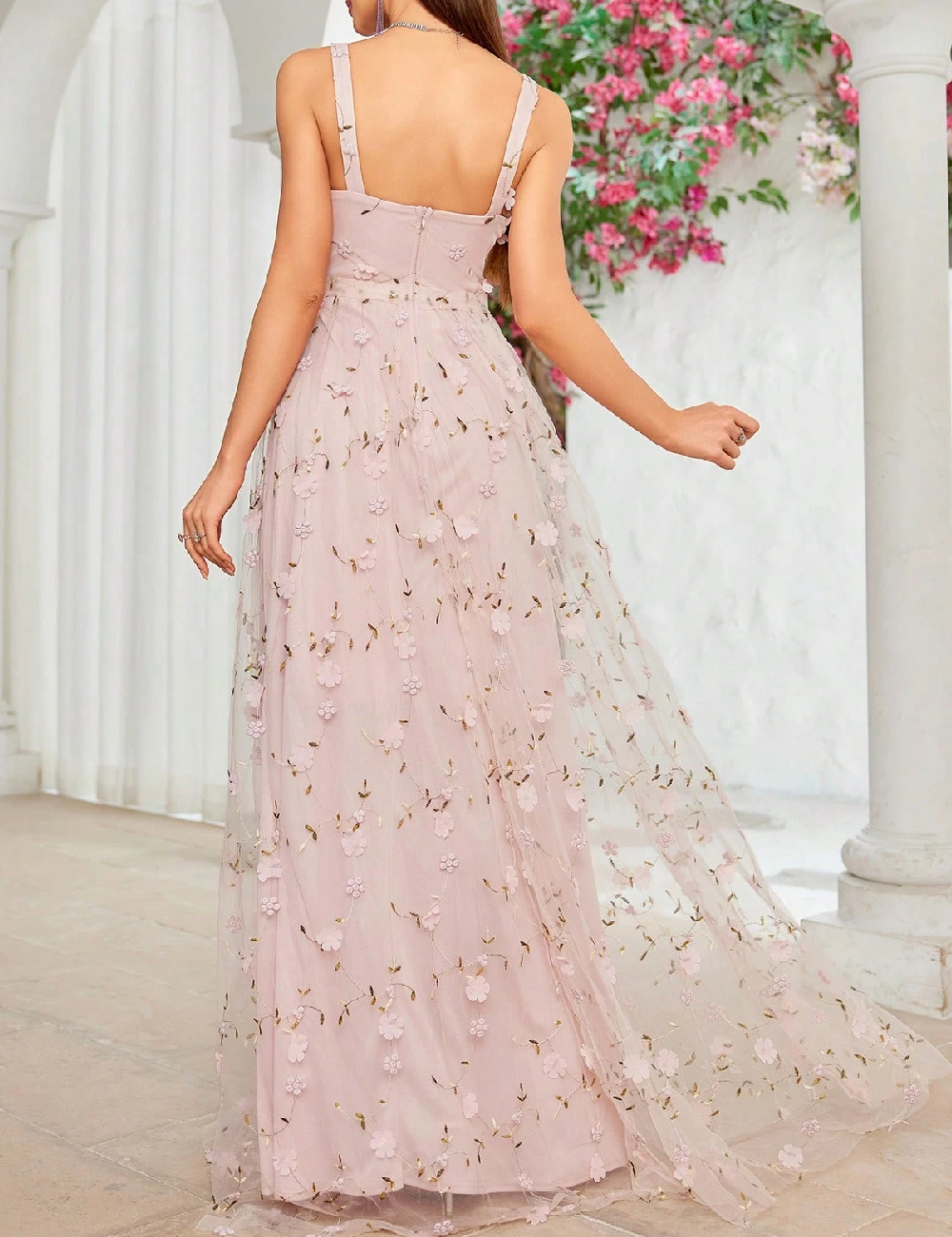 Rochie lunga SHEIN, roz - 1 | YEO