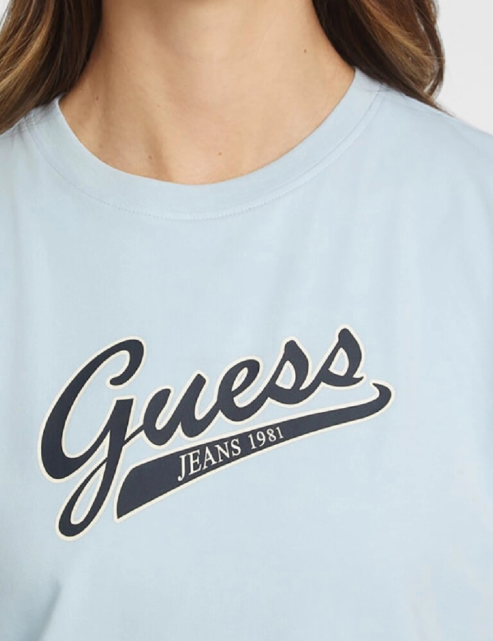 Tricou Guess, albastru - 1 | YEO