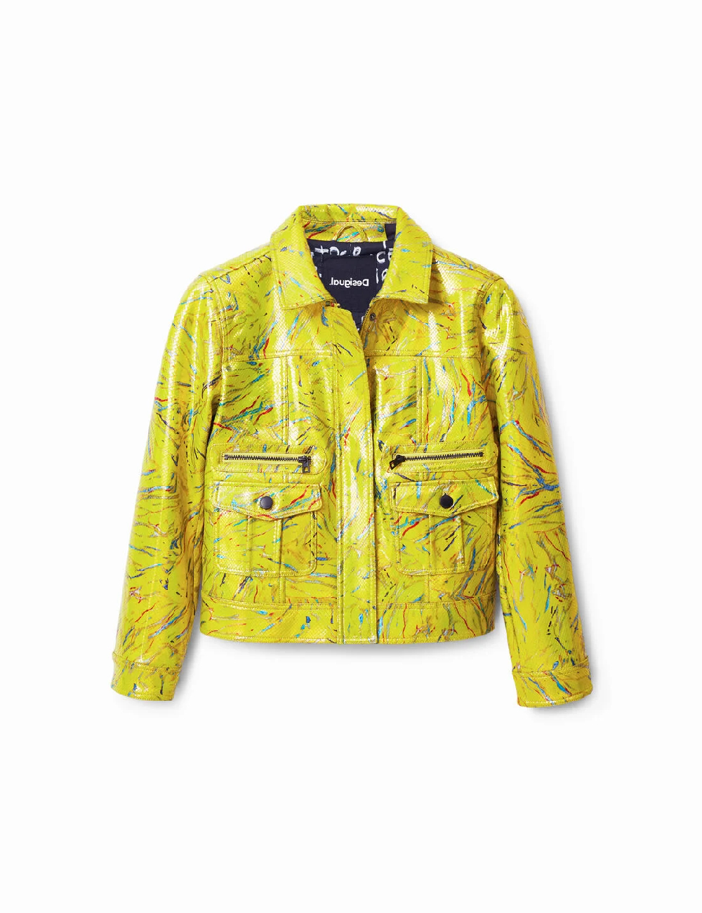 Jacheta Desigual, galben - 1 | YEO