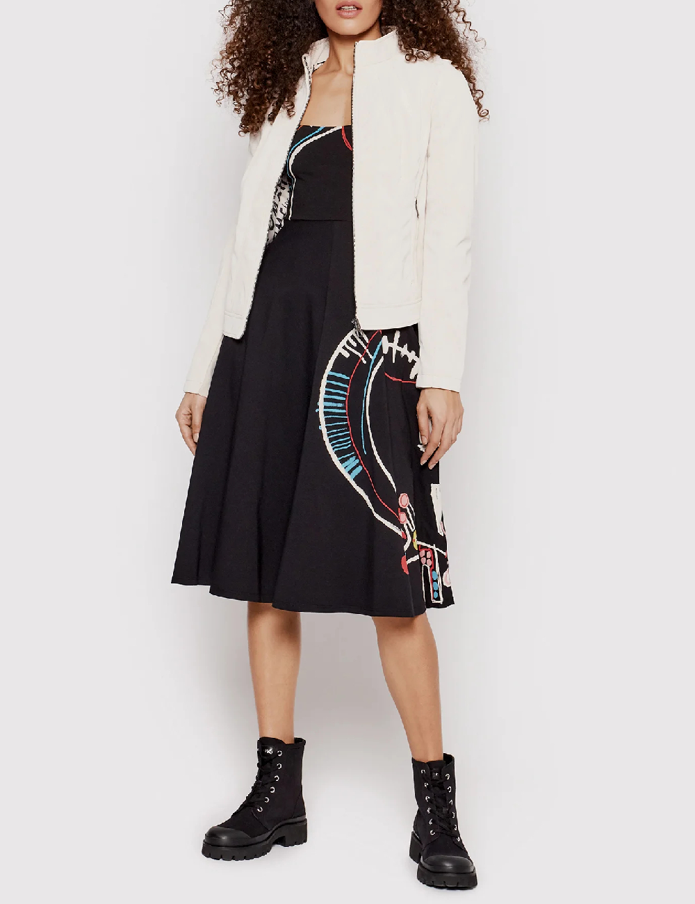Jacheta Desigual, ecru - 1 | YEO