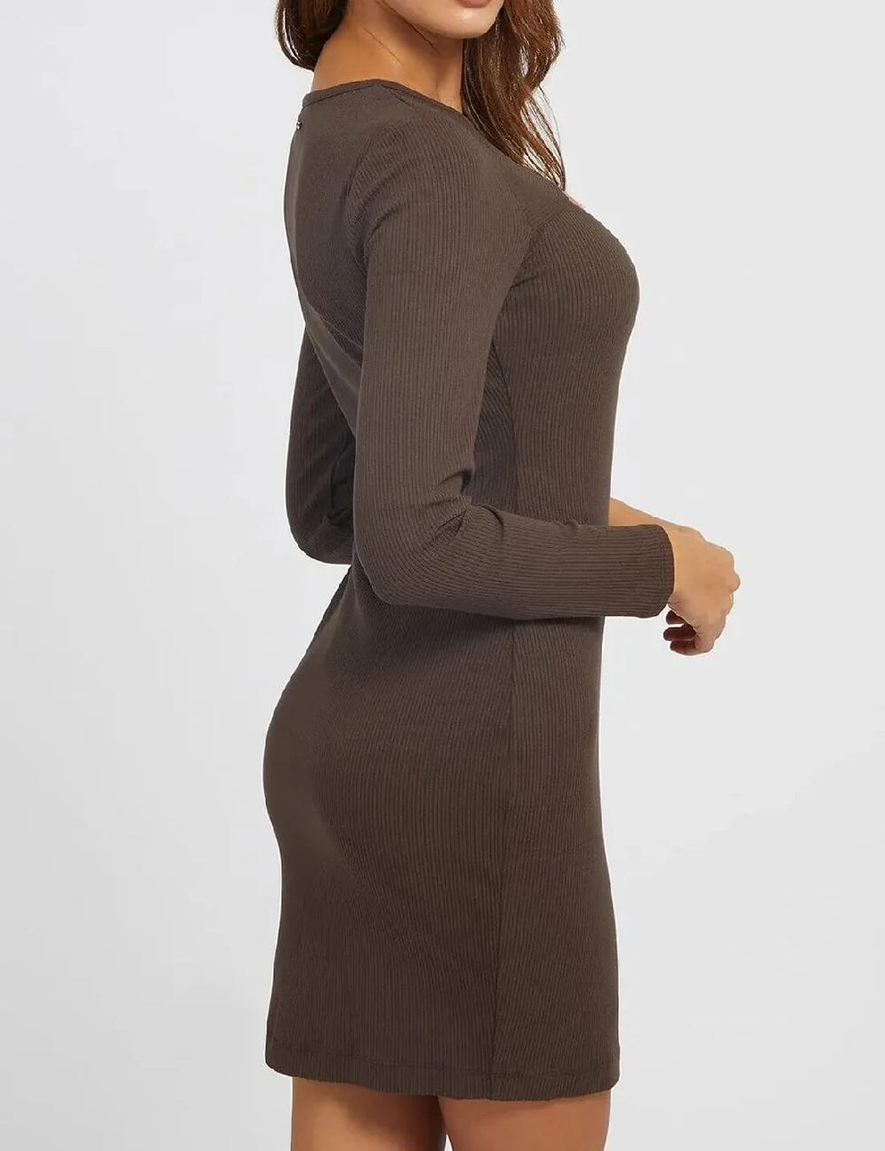 Rochie scurta Guess, maro - 1 | YEO