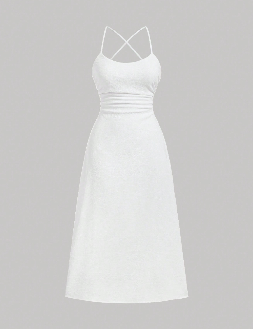 Rochie medie SHEIN, alb
