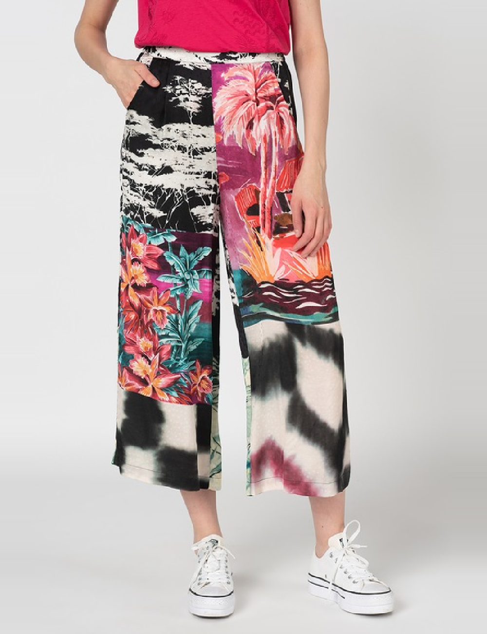 Pantaloni Desigual, mix culori