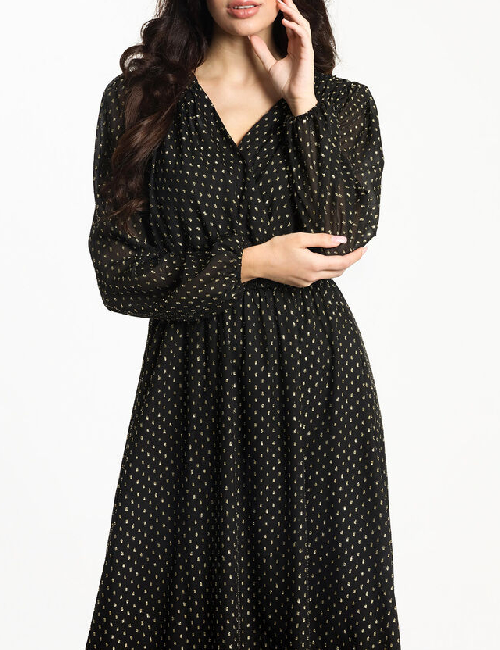 Rochie lunga Guess, negru - 1 | YEO