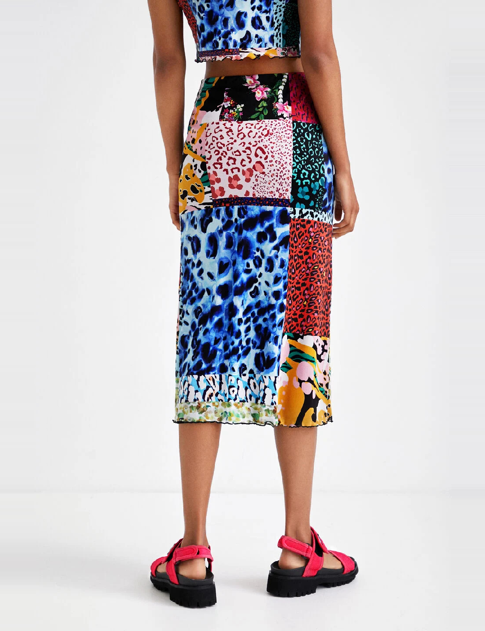 Fusta Desigual, mix culori - 1 | YEO