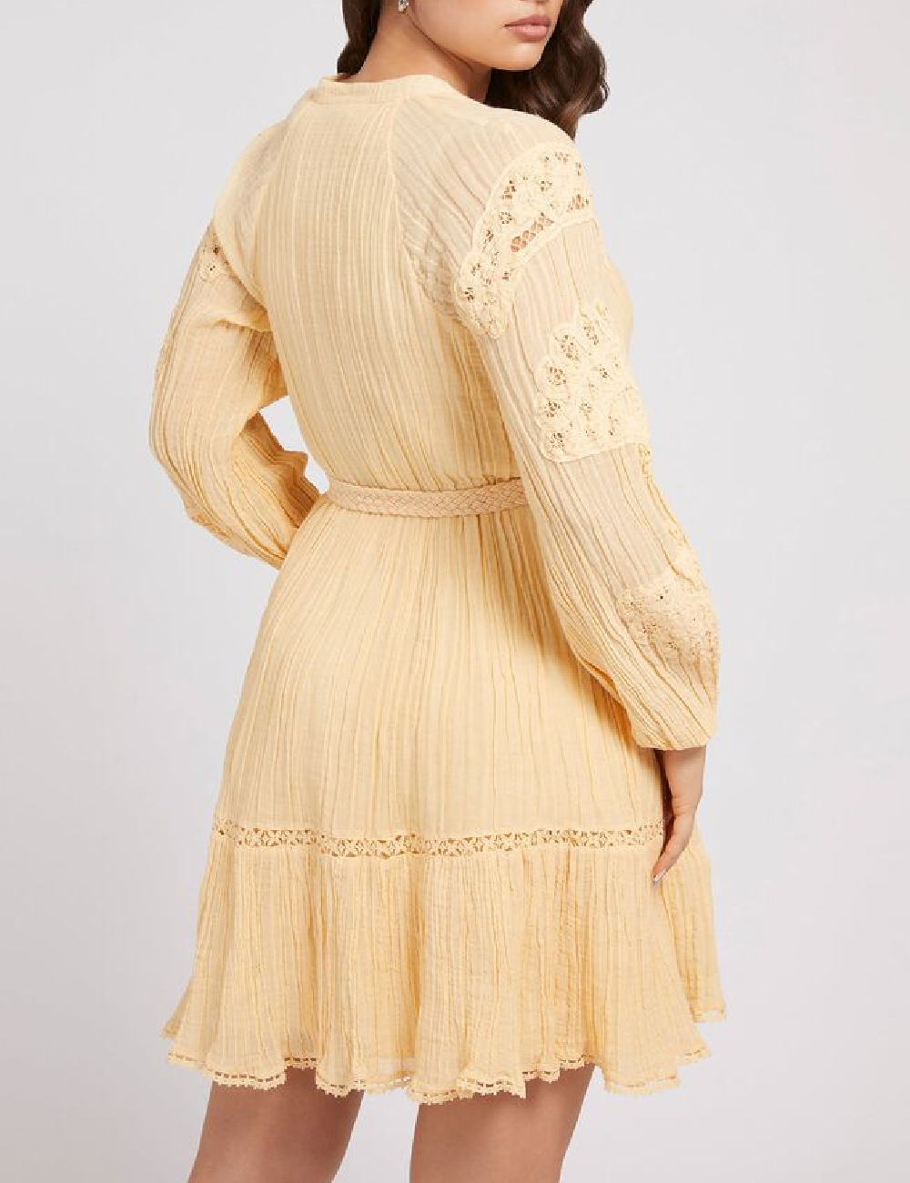 Rochie scurta Guess, galben - 1 | YEO