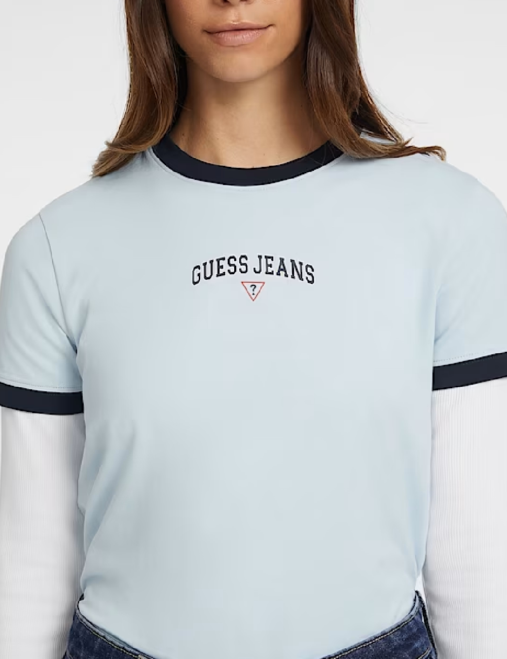 Tricou Guess, albastru - 1 | YEO