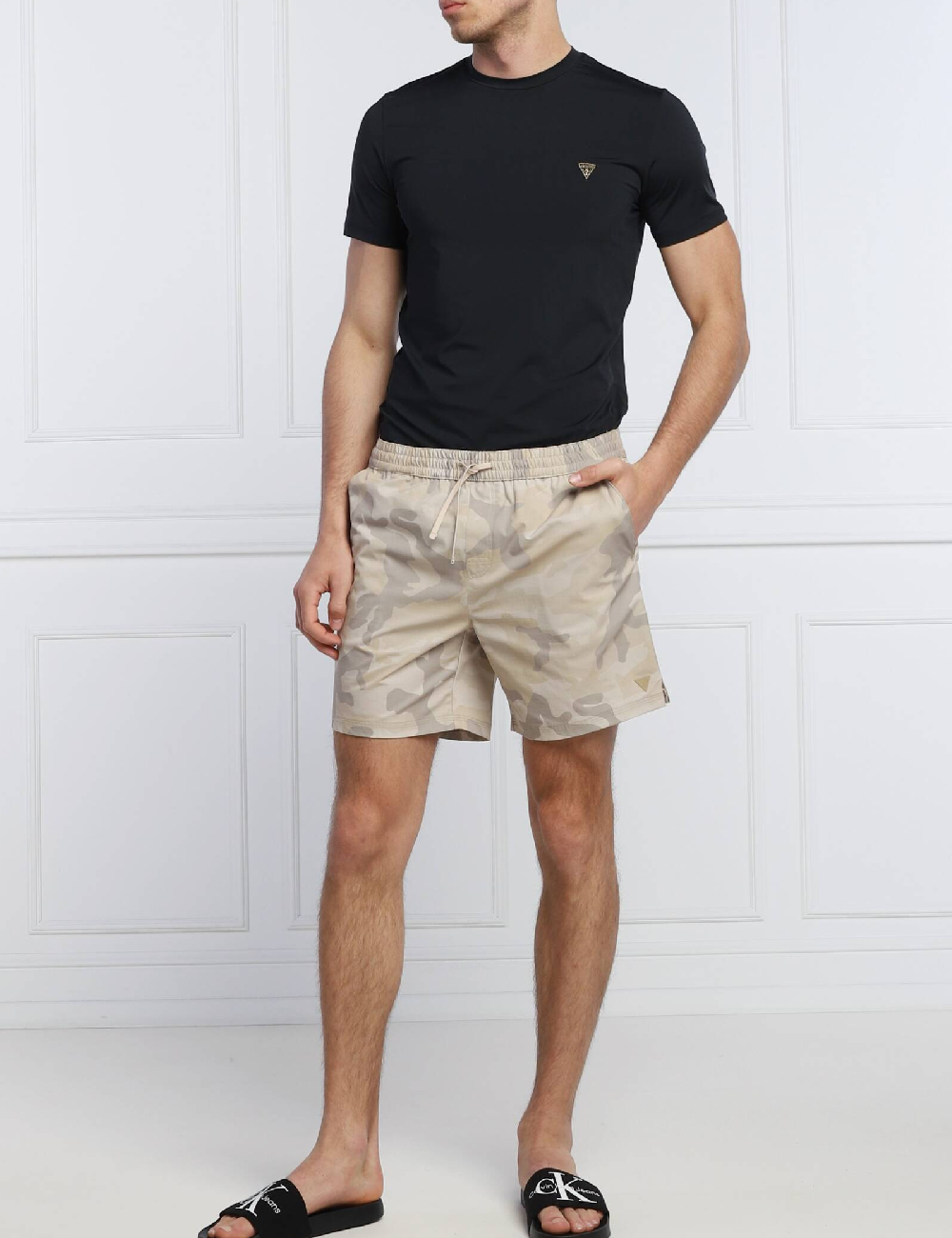 Tricou Guess, negru - 1 | YEO