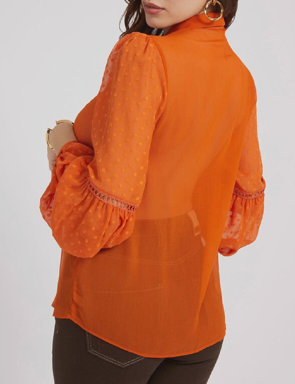 Bluza Guess, portocaliu - 1 | YEO